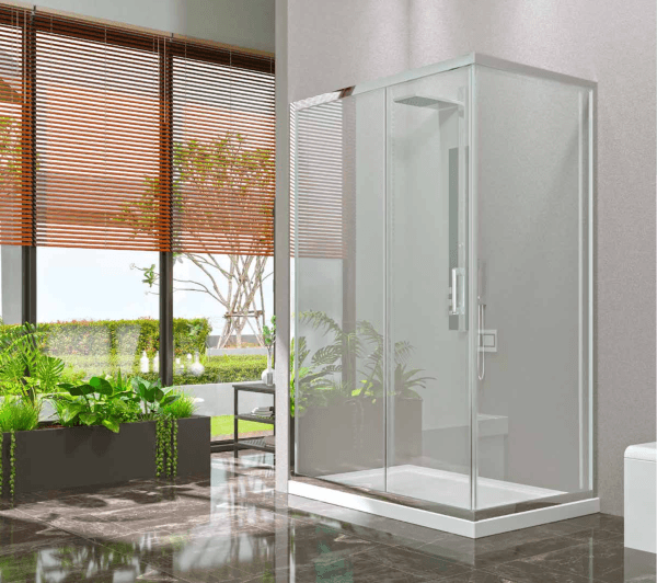 PROGETTO 1 Sabit 1 Kayar 1 Yan Panel Dikdörtgen Ön Cephe Girişli