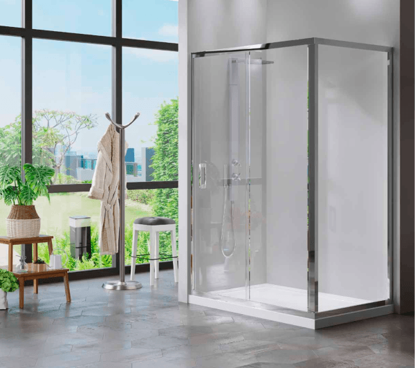 PROGETTO 1 Sabit 1 Kayar 1 Yan Panel Dikdörtgen Ön Cephe Girişli