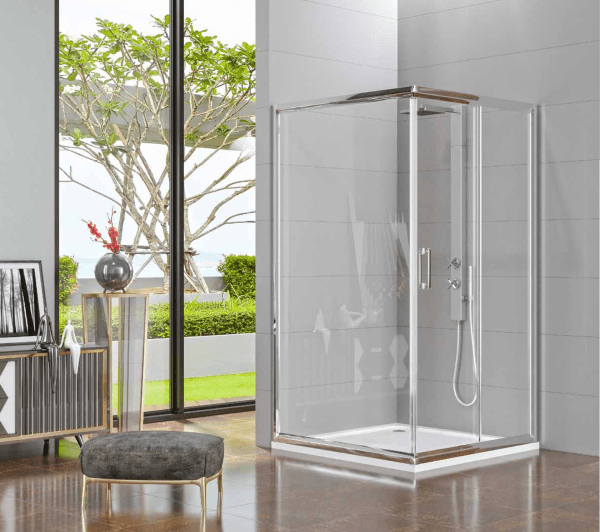 ELEGANT 1 Sabit 1 Kayar 1 Yan Panel Kare Ön Cephe Girişli