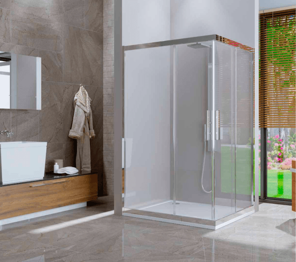 PUKKA 2 Sabit 2 Kayar Dikdörtgen Köşe Girişli