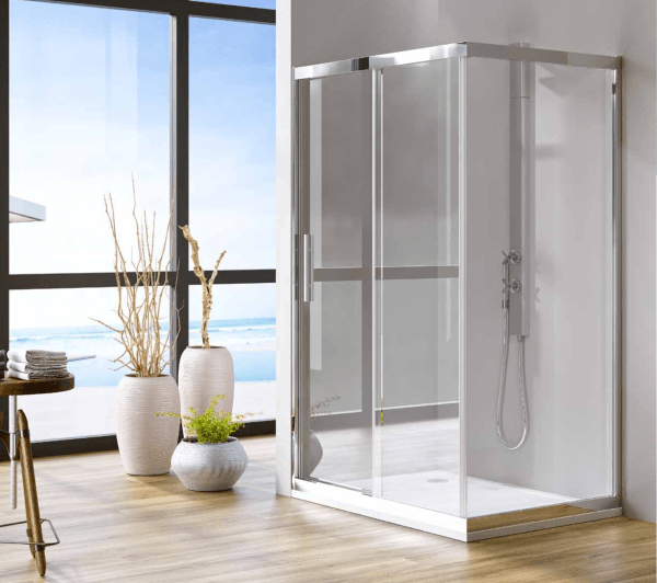 PUKKA 1 Sabit 1 Kayar 1 Yan Panel Dikdörtgen Ön Cephe Girişli