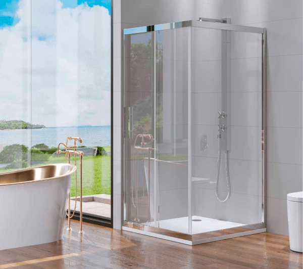 PUKKA 1 Sabit 1 Kayar 1 Yan Panel Kare Ön Cephe Girişli