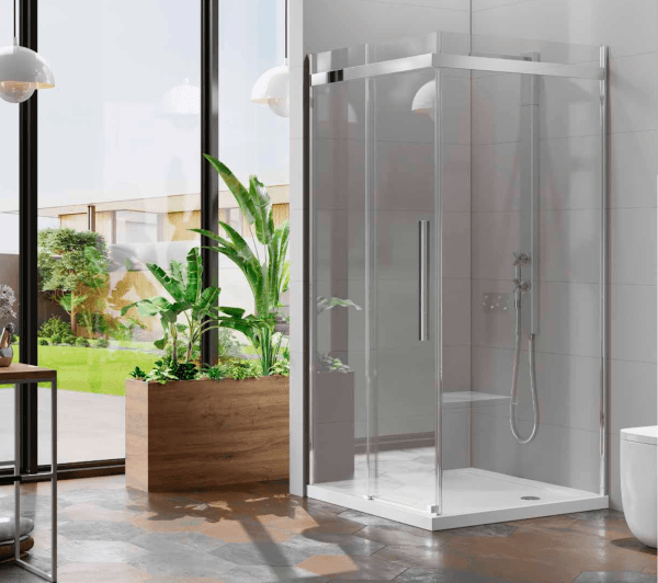 PUKKA SLIM V2 1 Sabit 1 Kayar 1 Yan Panel Kare Ön Cephe Girişli