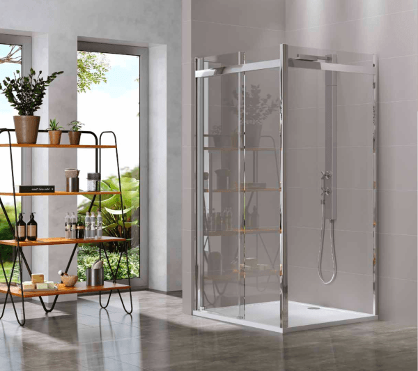 PUKKA SLIM V2 1 Sabit 1 Kayar 1 Yan Panel Kare Ön Cephe Girişli