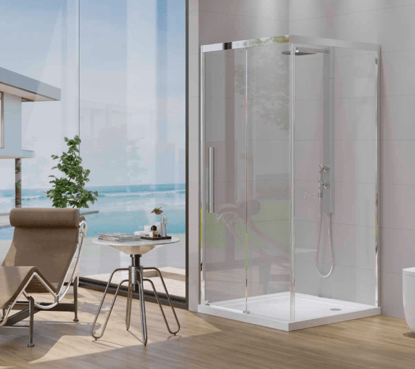 PUKKA SLIM V1 1 Sabit 1 Kayar 1 Yan Panel Kare Ön Cephe Girişli