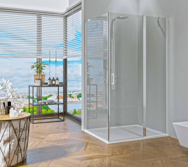 SQUARE 1 Sabit 1 Açılır 1 Yan Panel Dikdörtgen Ön Cephe Girişli