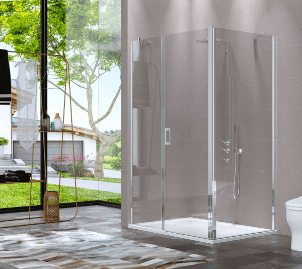 SQUARE 1 Sabit 1 Açılır 1 Yan Panel Dikdörtgen Ön Cephe Girişli