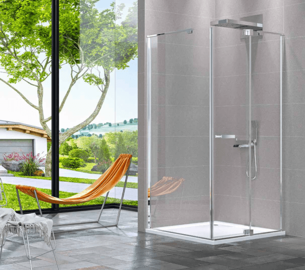 ASSE 1 Sabit 1 Açılır 1 Yan Panel Kare Ön Cephe Girişli